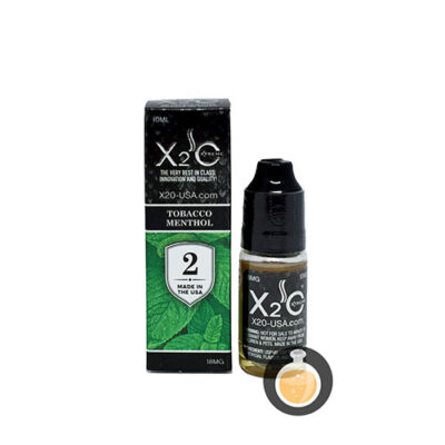 X2O - Tobacco Menthol No.2 - Best Vape E Juices & E Liquids Online Store