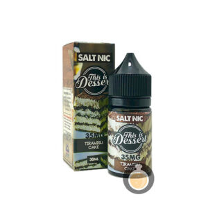 This Is Dessert - Salt Nic Tiramisu Cake - Vape E Juices & E Liquids Store