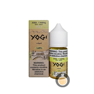 Yogi - Farms White Grape Ice Salt Nic - Malaysia Vape Juice & US E Liquid