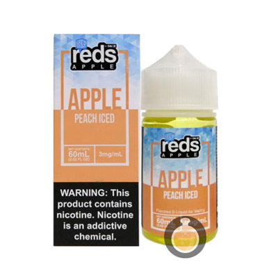 7 Daze - Reds Apple Peach Iced - Malaysia Vape Juice & US E Liquid Shop