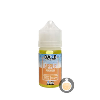 7 Daze - Salt Series Reds Apple Peach Iced - Vape Juice & US E Liquid
