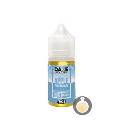 7 Daze - Salt Series Red Apple Fruit Mix Iced - US Vape Juice & E Liquid