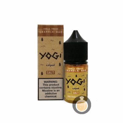 Yogi E Liquid - Vanilla Tobacco Granola Bar Salt Nic - Malaysia Vape Juice & US E Liquid