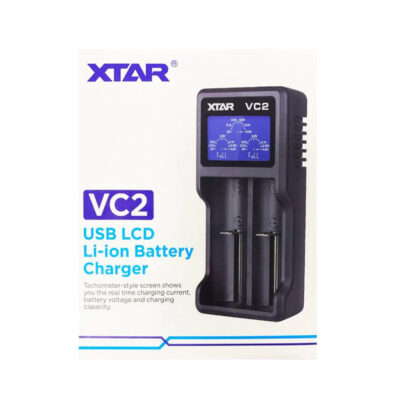 Battery Charger XTAR VC2 18650 Li-ion USB LCD Vape Shop