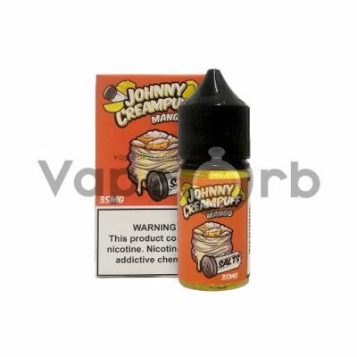 Johnny Creampuff Mango Salt Nic Shop Vape Juice & E Liquid