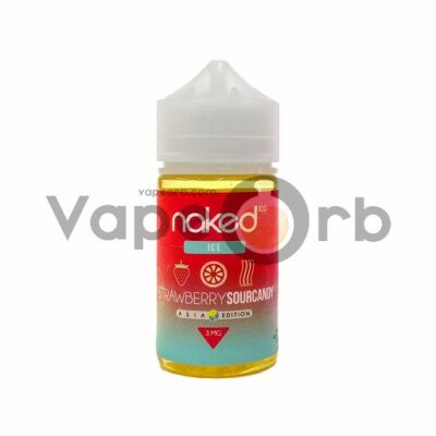 Naked 100 Asia Edition Strawberry Sour Candy Ice Vape Juice